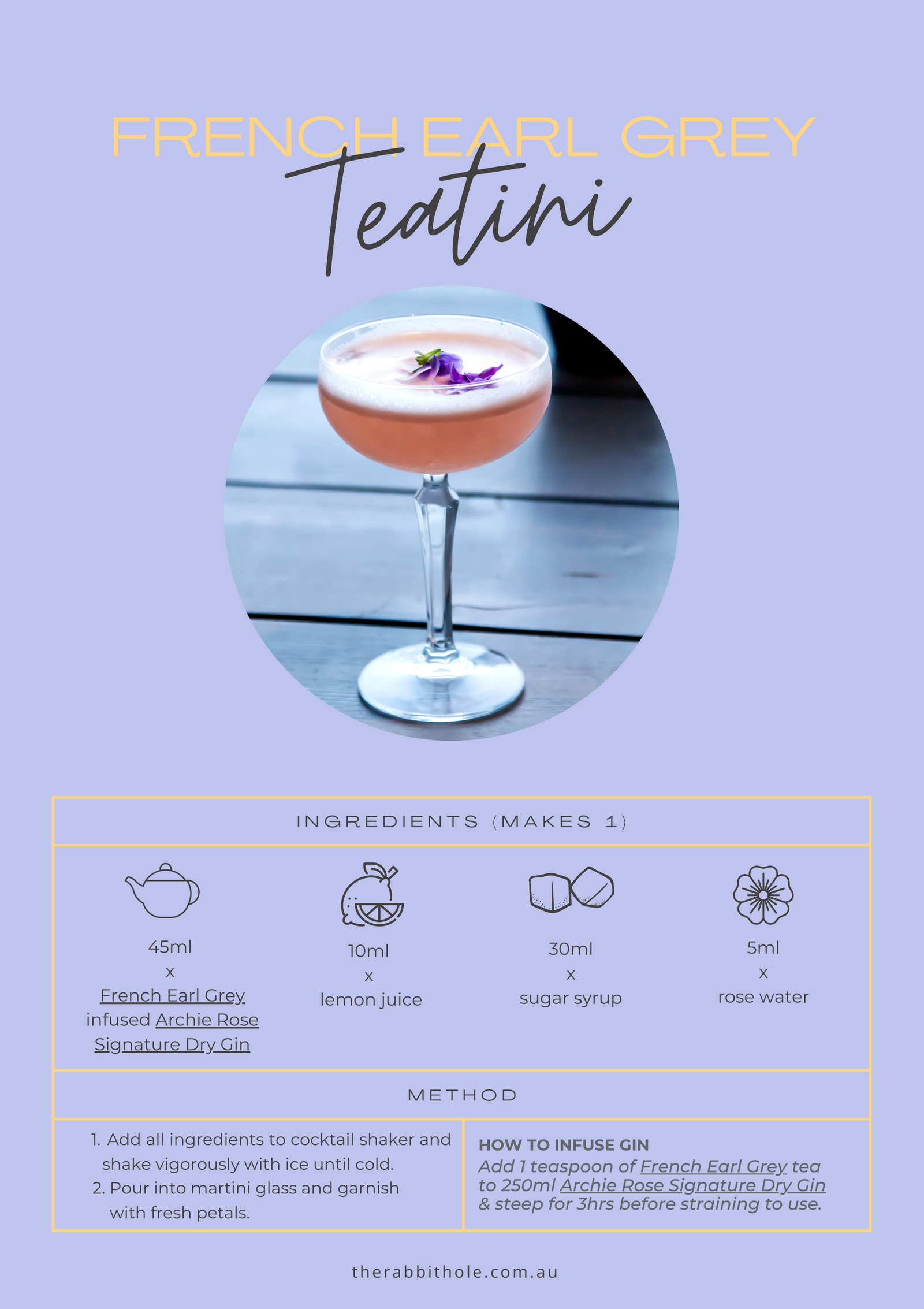 French Earl Grey Teatini