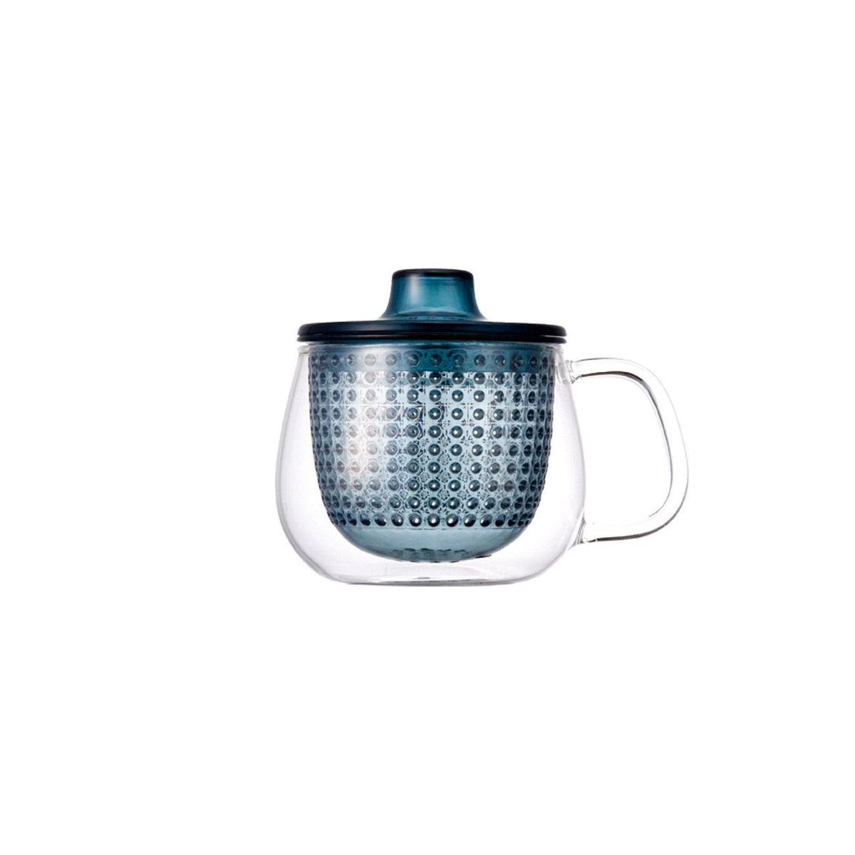 UNIMUG glass teapot in  blue for loose leaf tea by The Rabbit Hole